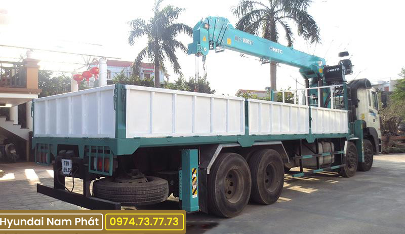 Xe Tải Hyundai HD320 Gắn Cẩu 10 Tấn Hancook HLC-10015S